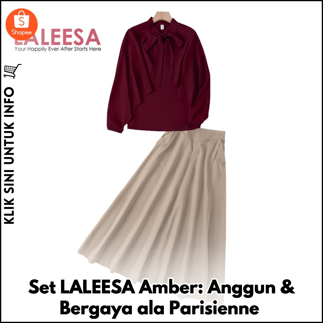 Set LALEESA Amber: Anggun & Bergaya ala Parisienne