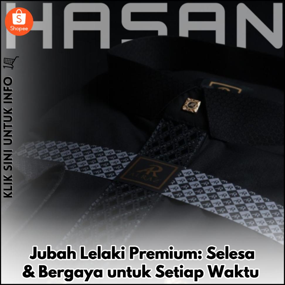 Jubah Lelaki Premium, Selesa & Bergaya
