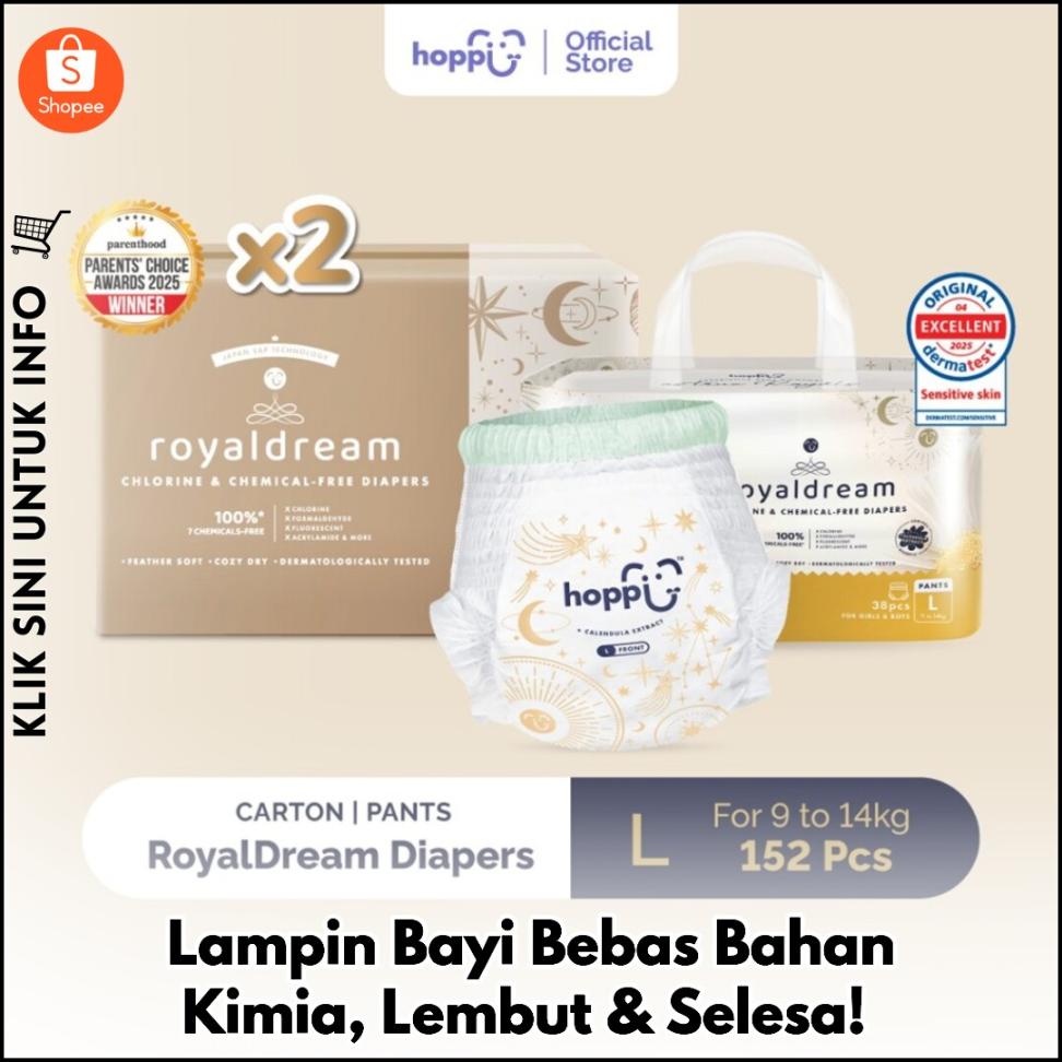 Lampin Bayi Bebas Bahan Kimia, Lembut & Selesa!