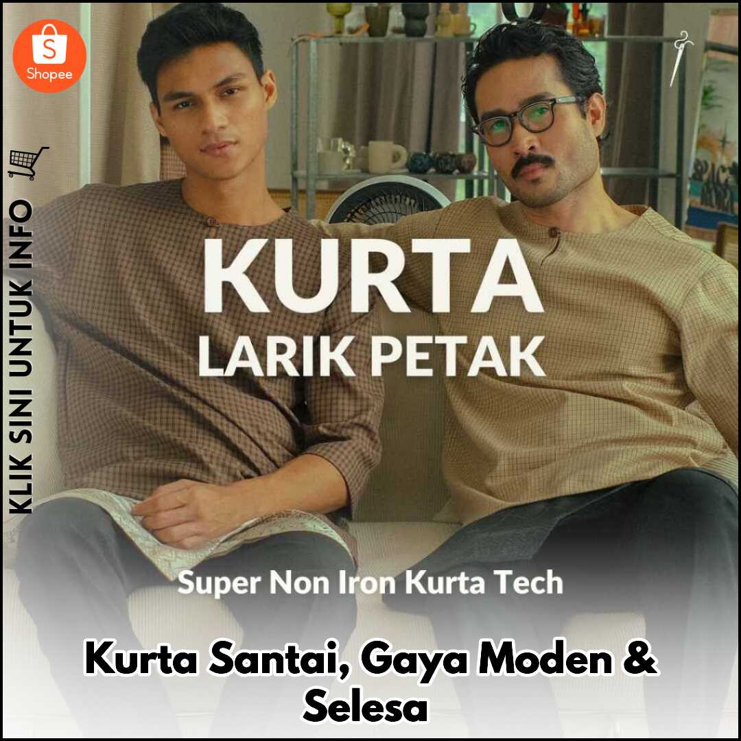 Kurta Santai & Bergaya, Selesa Sepanjang Hari!
