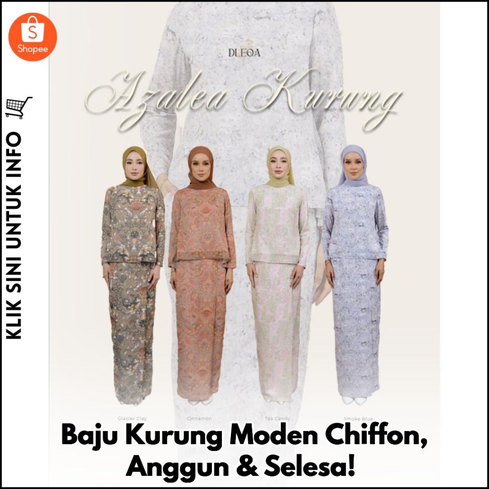 Baju Kurung Moden Chiffon, Anggun & Selesa!
