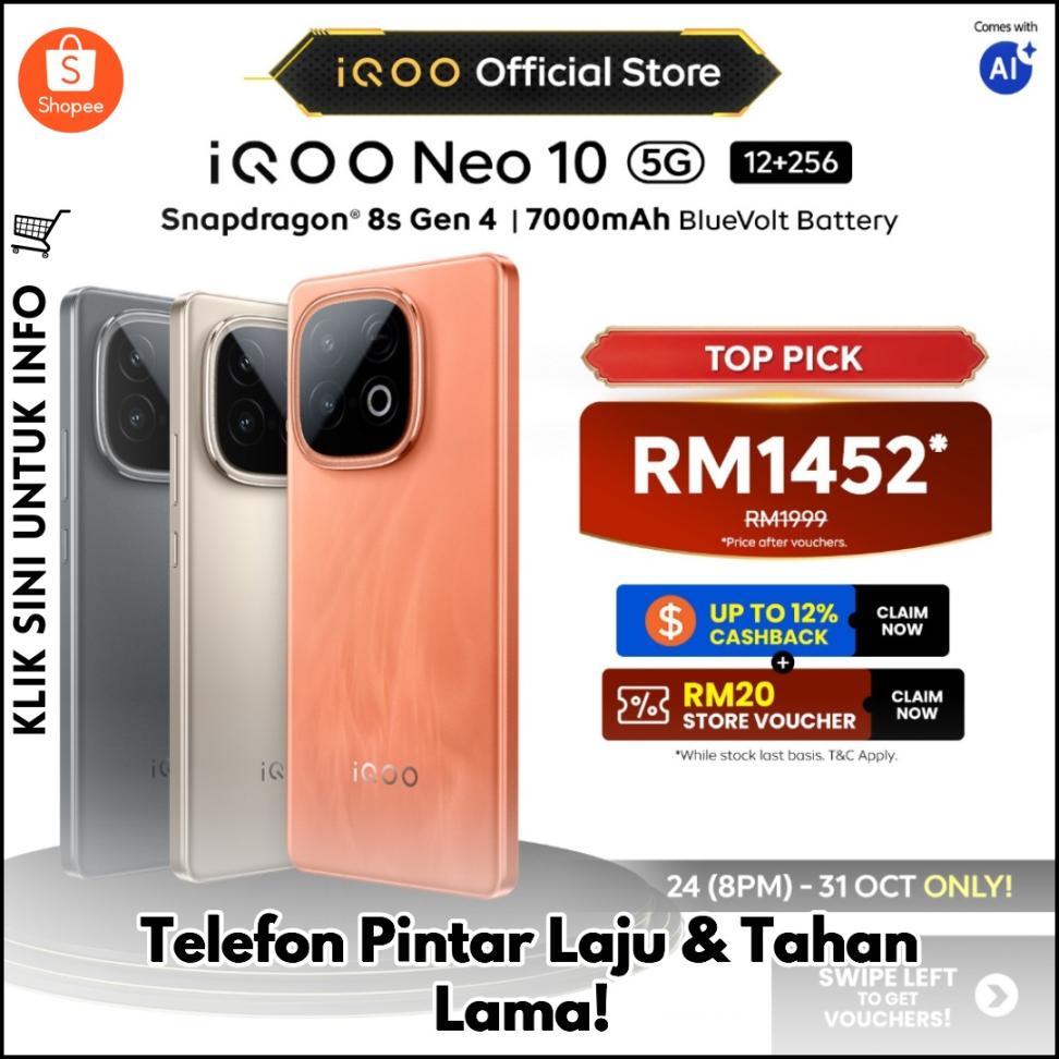 Telefon Pintar Laju & Tahan Lama!