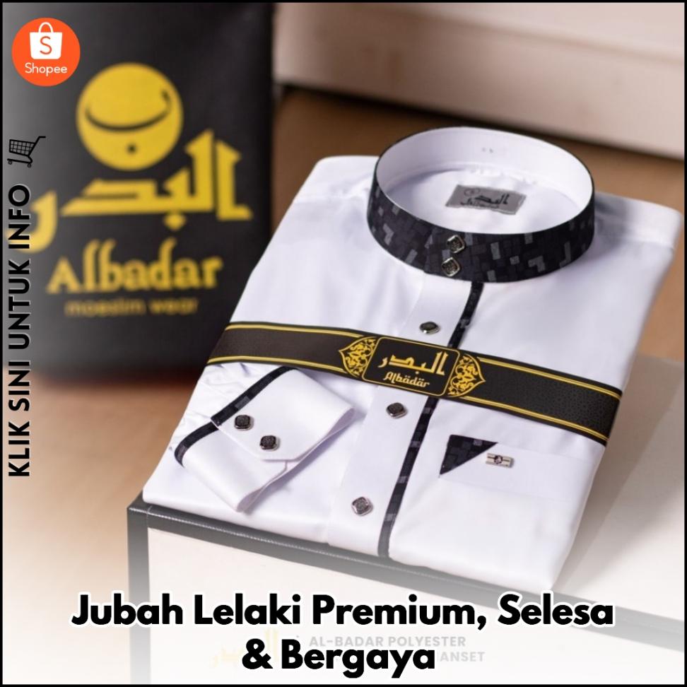Jubah Lelaki Premium, Selesa & Bergaya