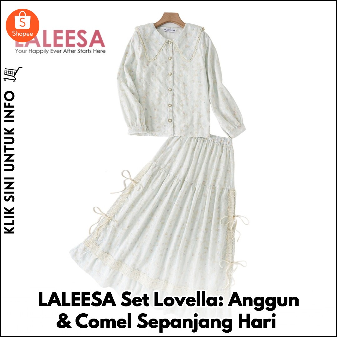 LALEESA Set Lovella: Anggun & Comel Sepanjang Hari