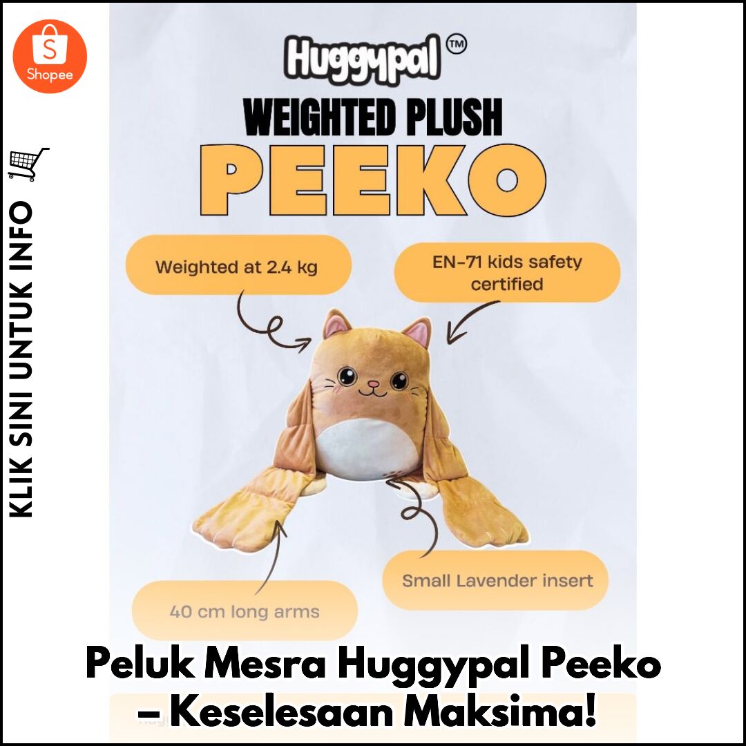 Peluk Mesra Huggypal Peeko – Keselesaan Maksima!