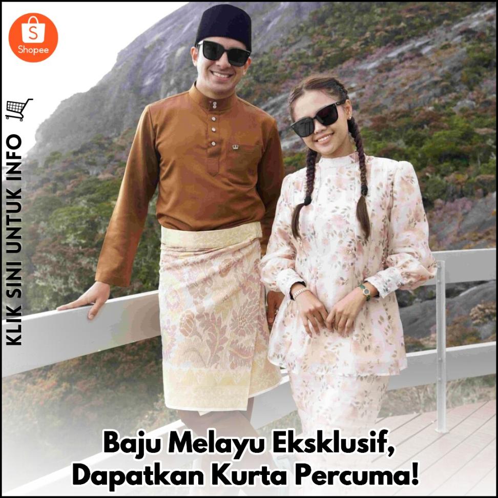 Baju Melayu Eksklusif, Dapatkan Kurta Percuma!