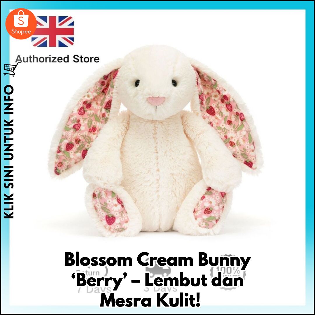 Blossom Cream Bunny Berry – Lembut & Mesra Kulit!