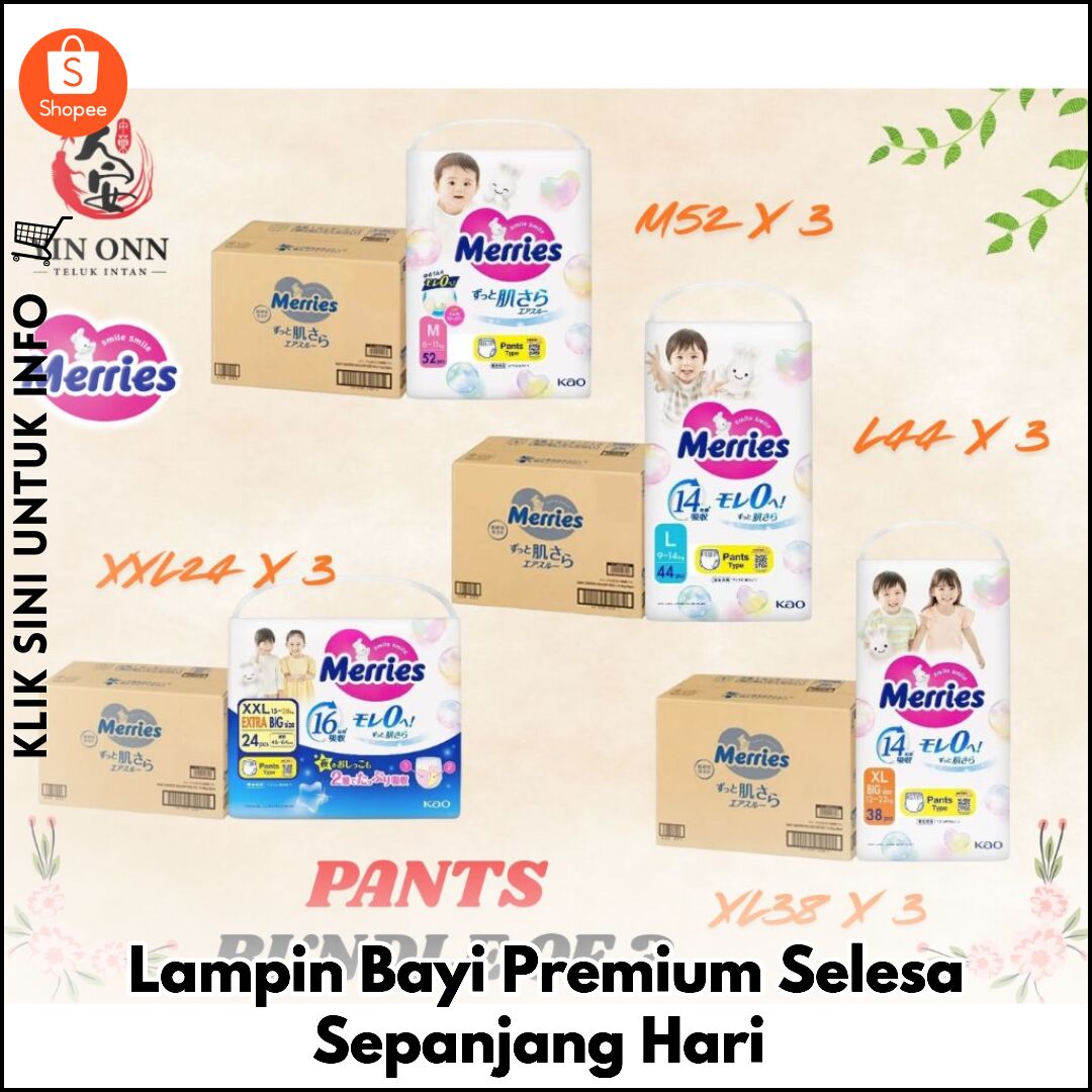 Lampin Bayi Premium Selesa Sepanjang Hari