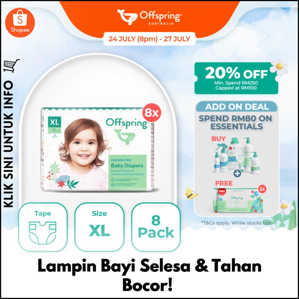 Lampin Bayi Premium, Selesa & Tahan Bocor!