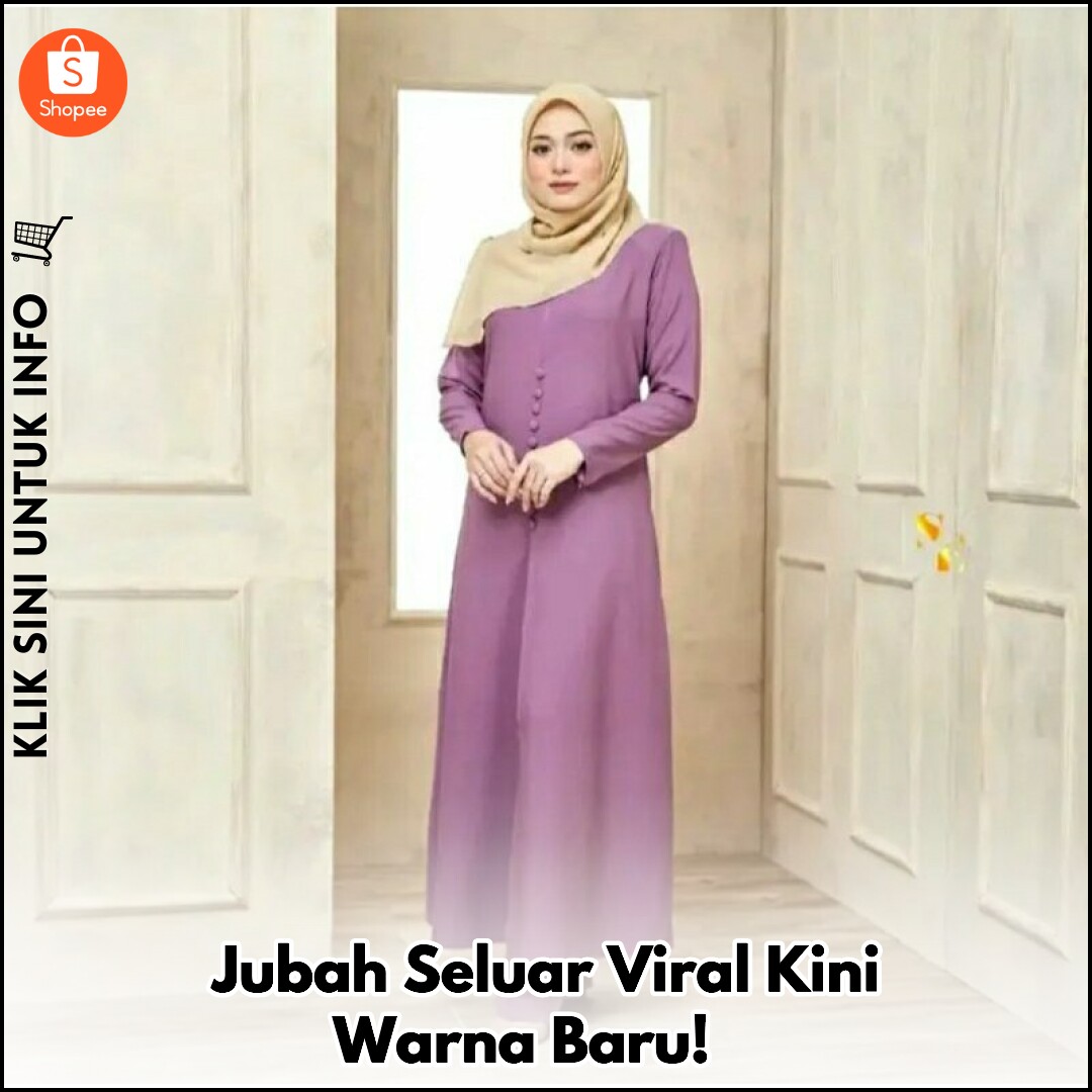 Jubah Seluar Viral Kini Warna Baru! ?