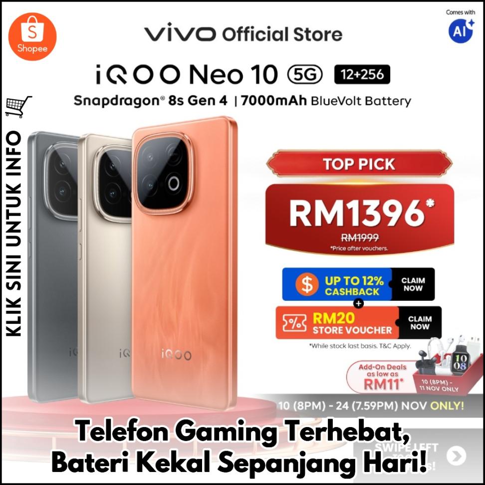 Telefon Gaming Terhebat, Bateri Kekal Sepanjang Hari!