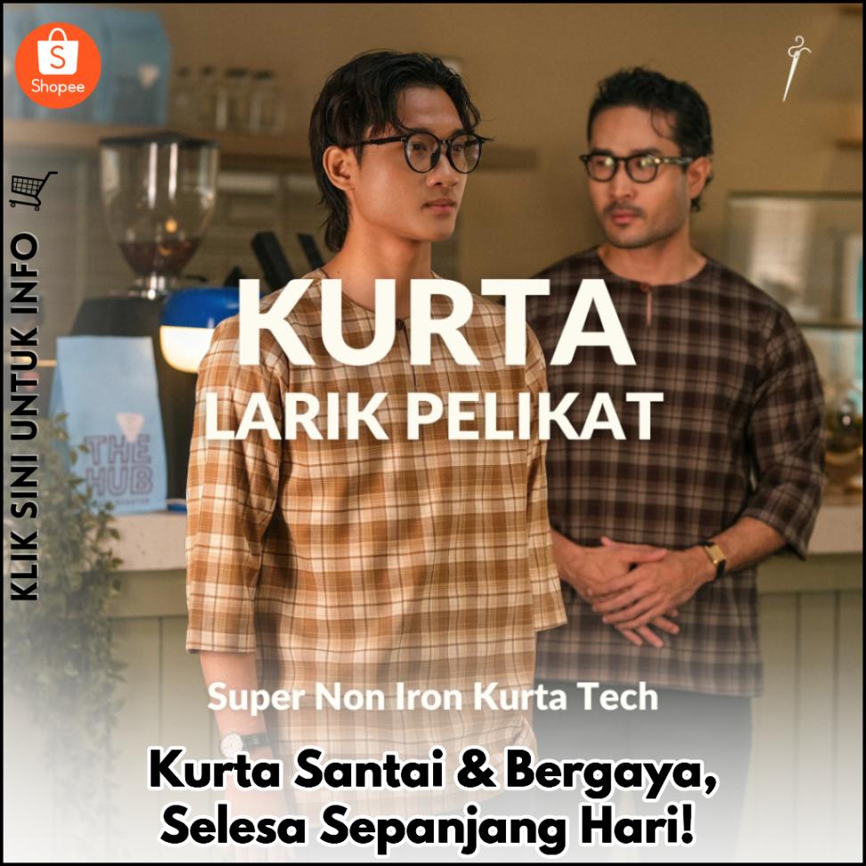 Kurta Santai & Bergaya, Selesa Sepanjang Hari!