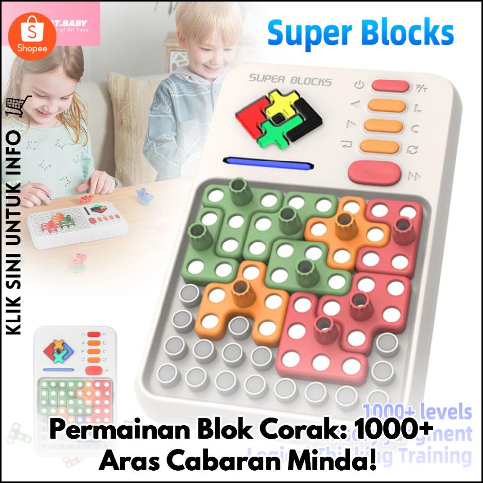 Permainan Blok Corak: 1000+ Aras Cabaran Minda!