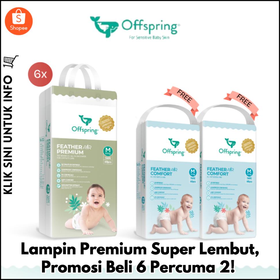 Lampin Premium Super Lembut, Promosi Beli 6 Percuma 2!