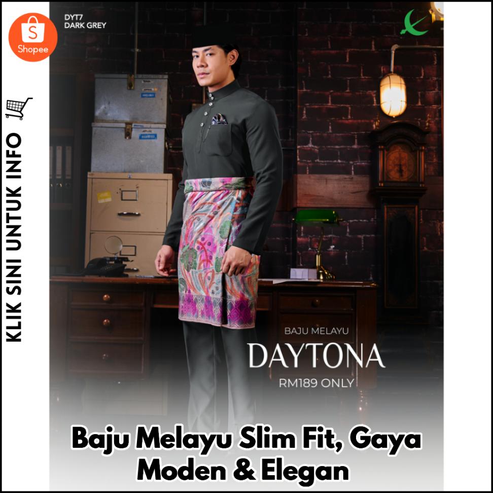 Baju Melayu Slim Fit, Gaya Moden & Elegan