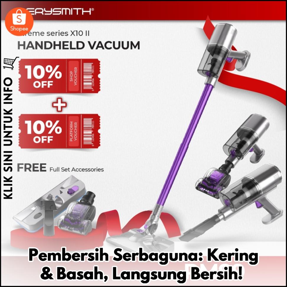 Pembersih Serbaguna: Kering & Basah, Langsung Bersih!