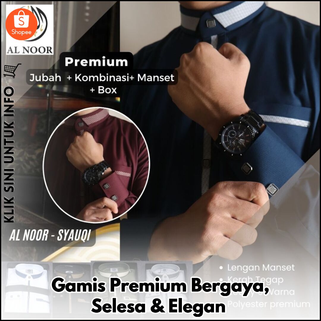 Gamis Premium Bergaya, Selesa & Elegan