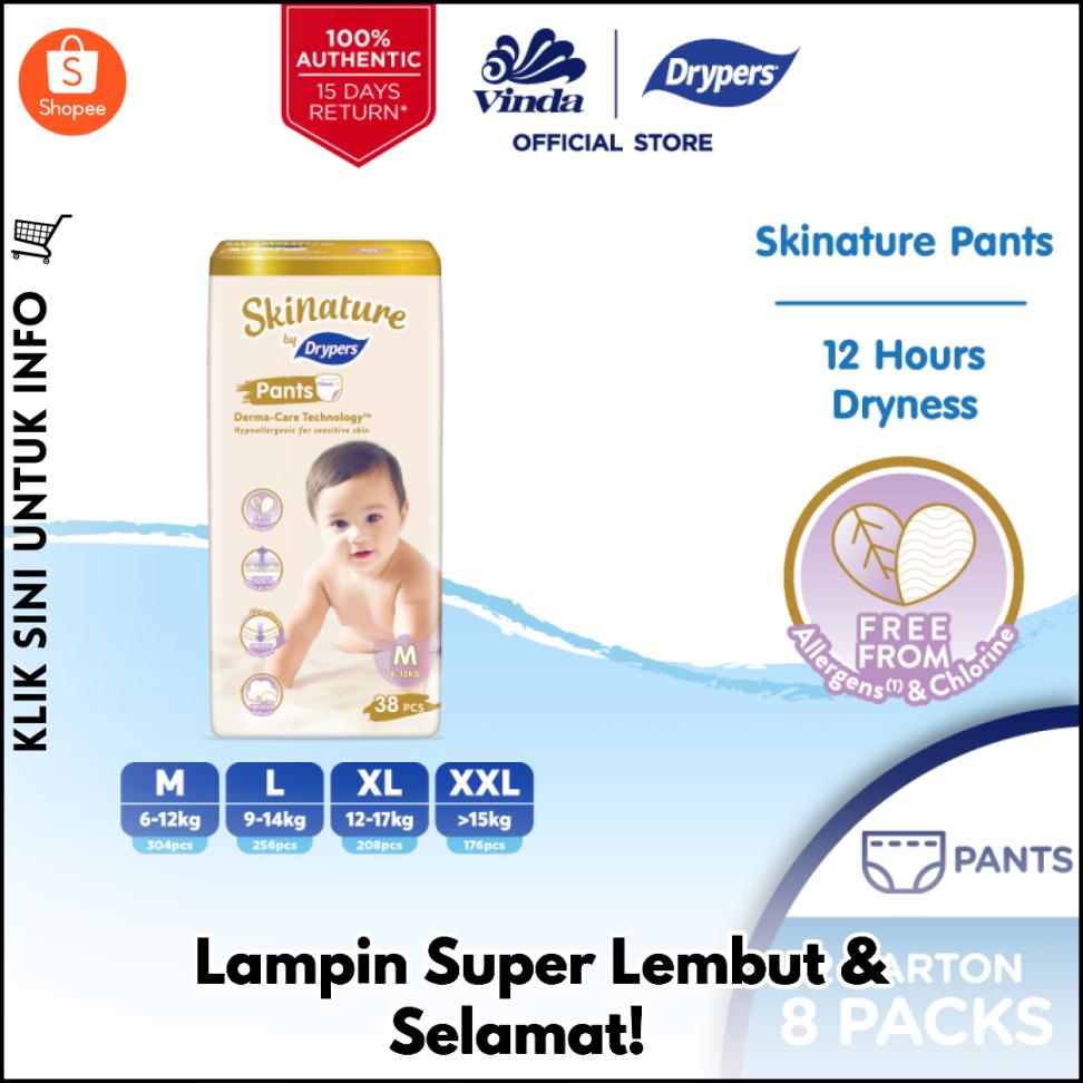 Lampin Seluar Bayi Lembut & Mesra Kulit