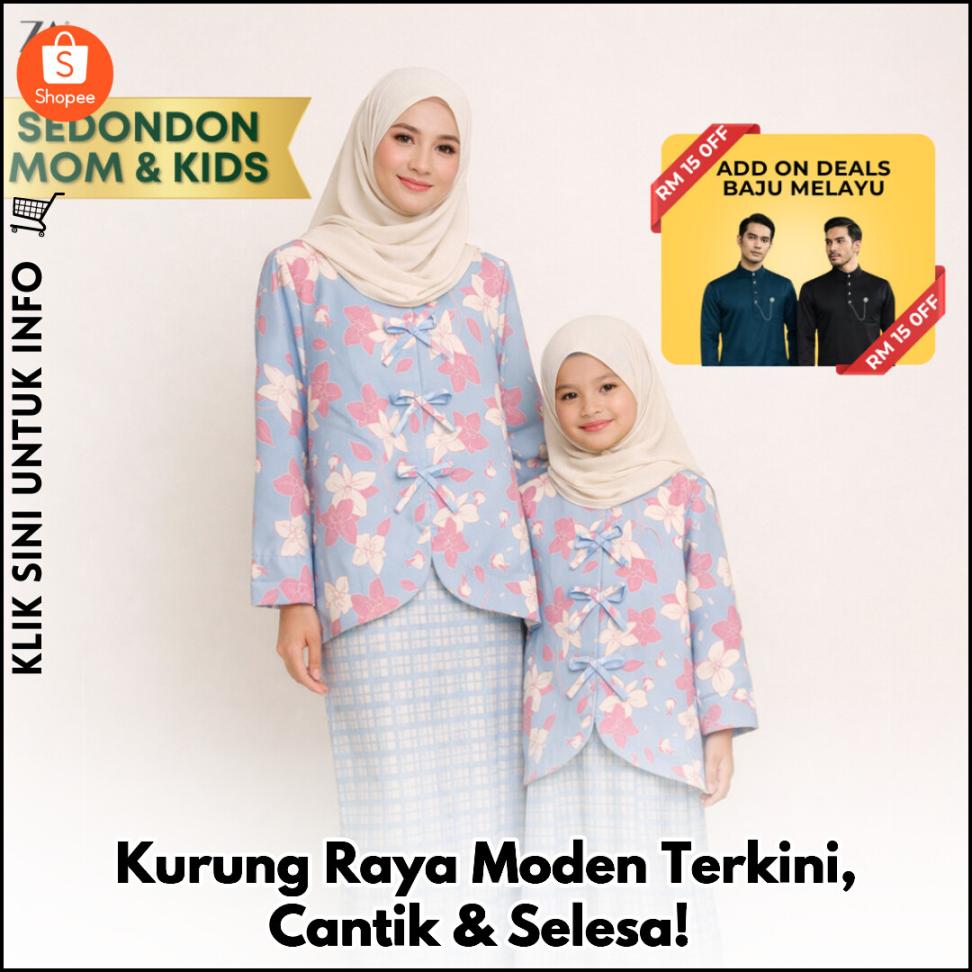 Kurung Raya Moden Terkini, Cantik & Selesa!