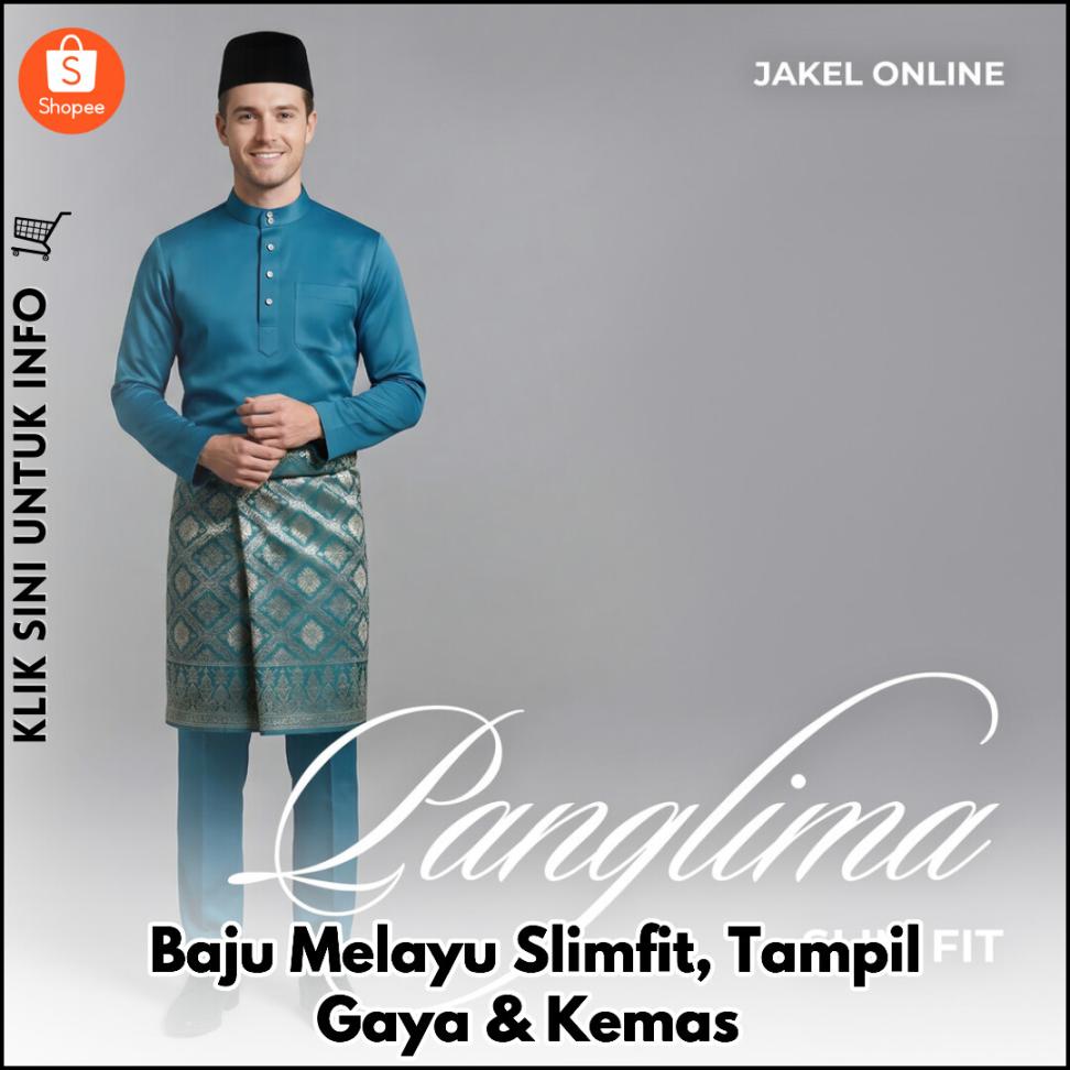 Baju Melayu Slimfit, Tampil Gaya & Kemas
