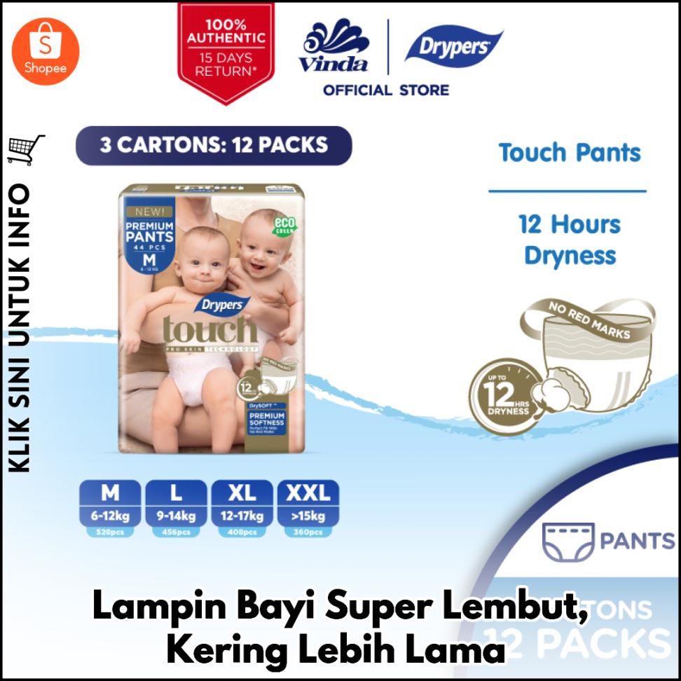 Lampin Bayi Super Lembut, Kering Lebih Lama