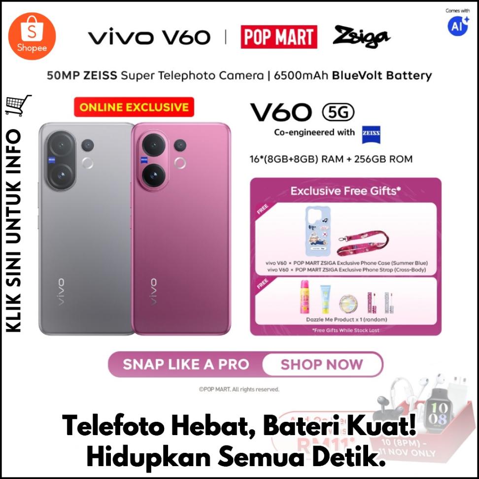 Telefoto Hebat, Bateri Kuat! Hidupkan Semua Detik.