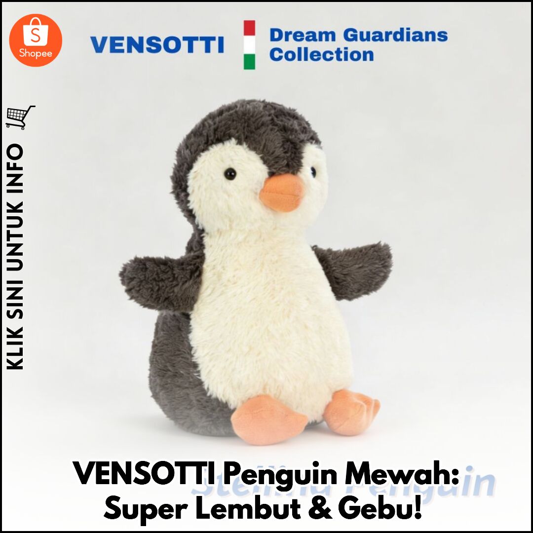 VENSOTTI Penguin Mewah: Super Lembut & Gebu!