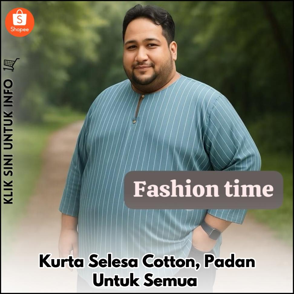 Kurta Selesa Cotton, Padan Untuk Semua