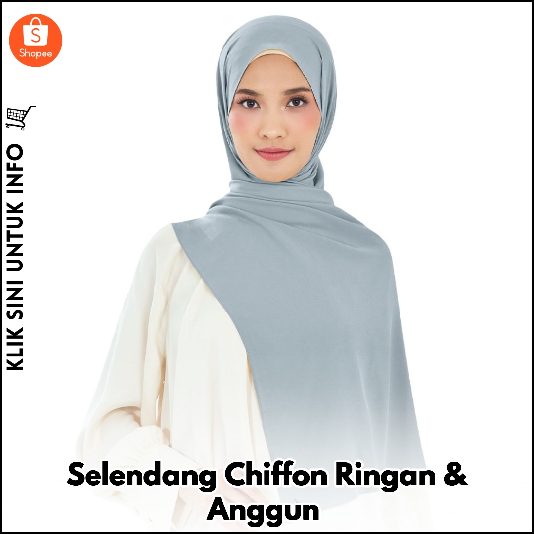 Selendang Chiffon Ringan & Anggun