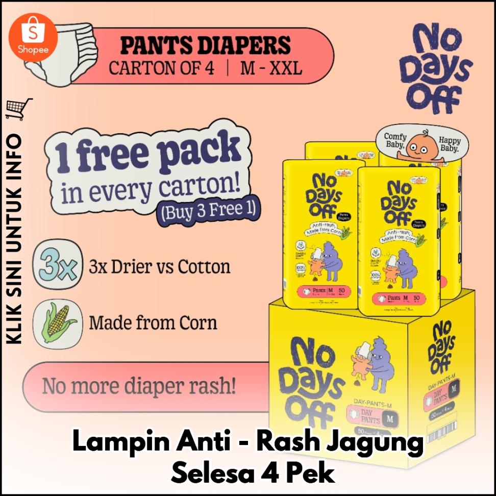 Lindungi Si Kecil dengan Seluar Lampin Anti-Ruam