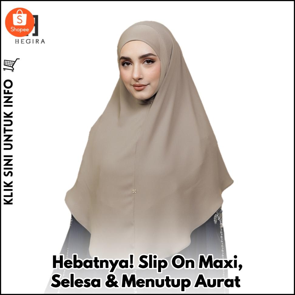 Hebatnya! Slip On Maxi, Selesa & Menutup Aurat