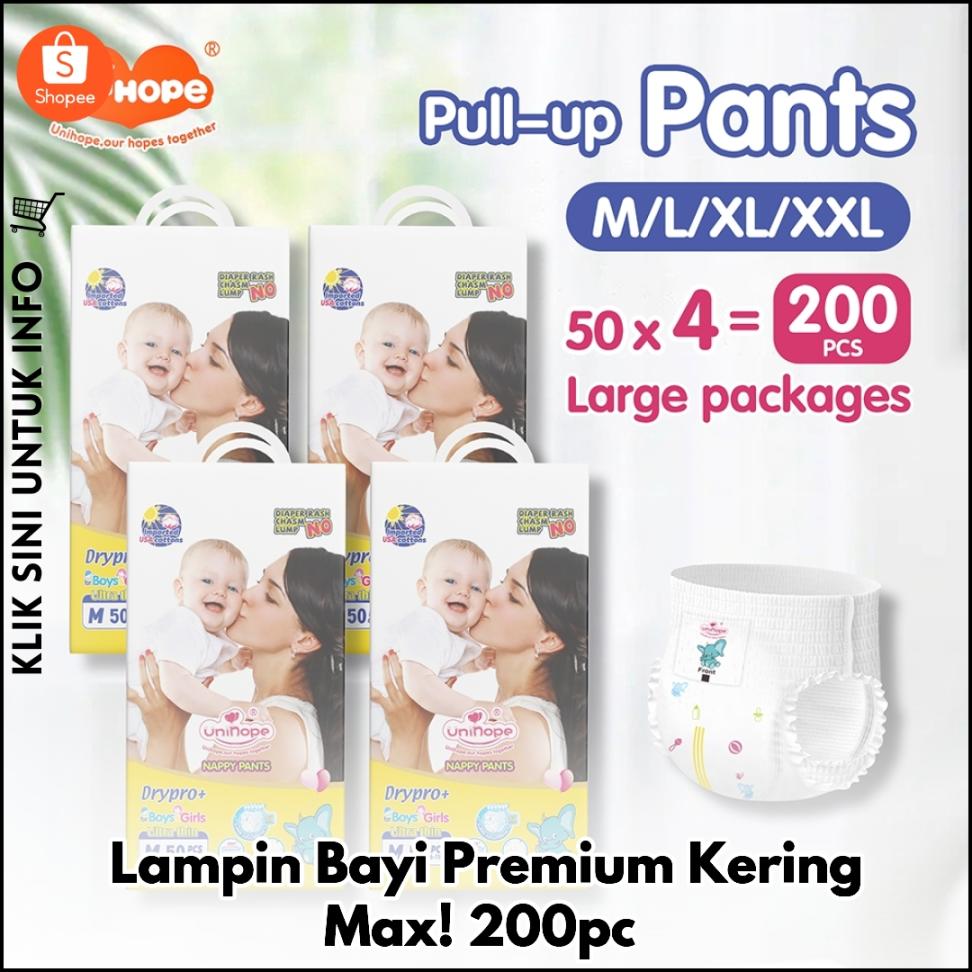 Lampin Premium Kering Super, Selesa Sepanjang Hari!