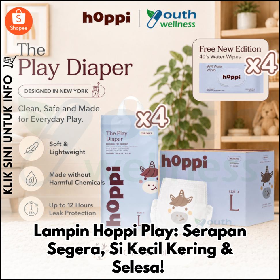 Lampin Hoppi Play: Serapan Segera, Si Kecil Selesa!