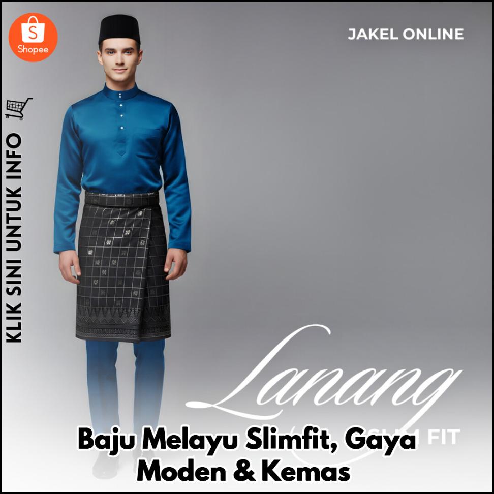 Baju Melayu Slimfit, Gaya Moden & Kemas