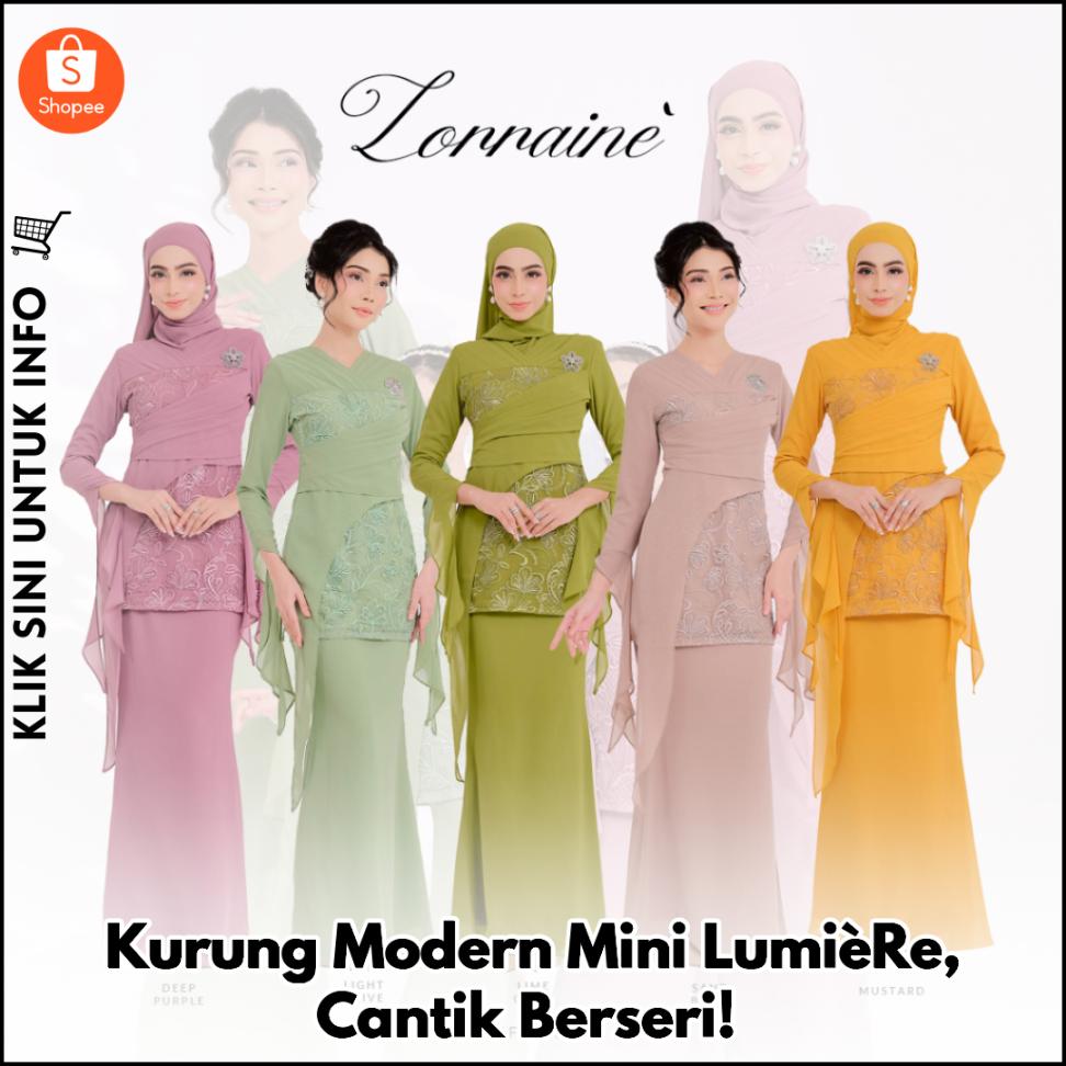 Kurung Modern Mini LumièRe, Cantik Berseri!