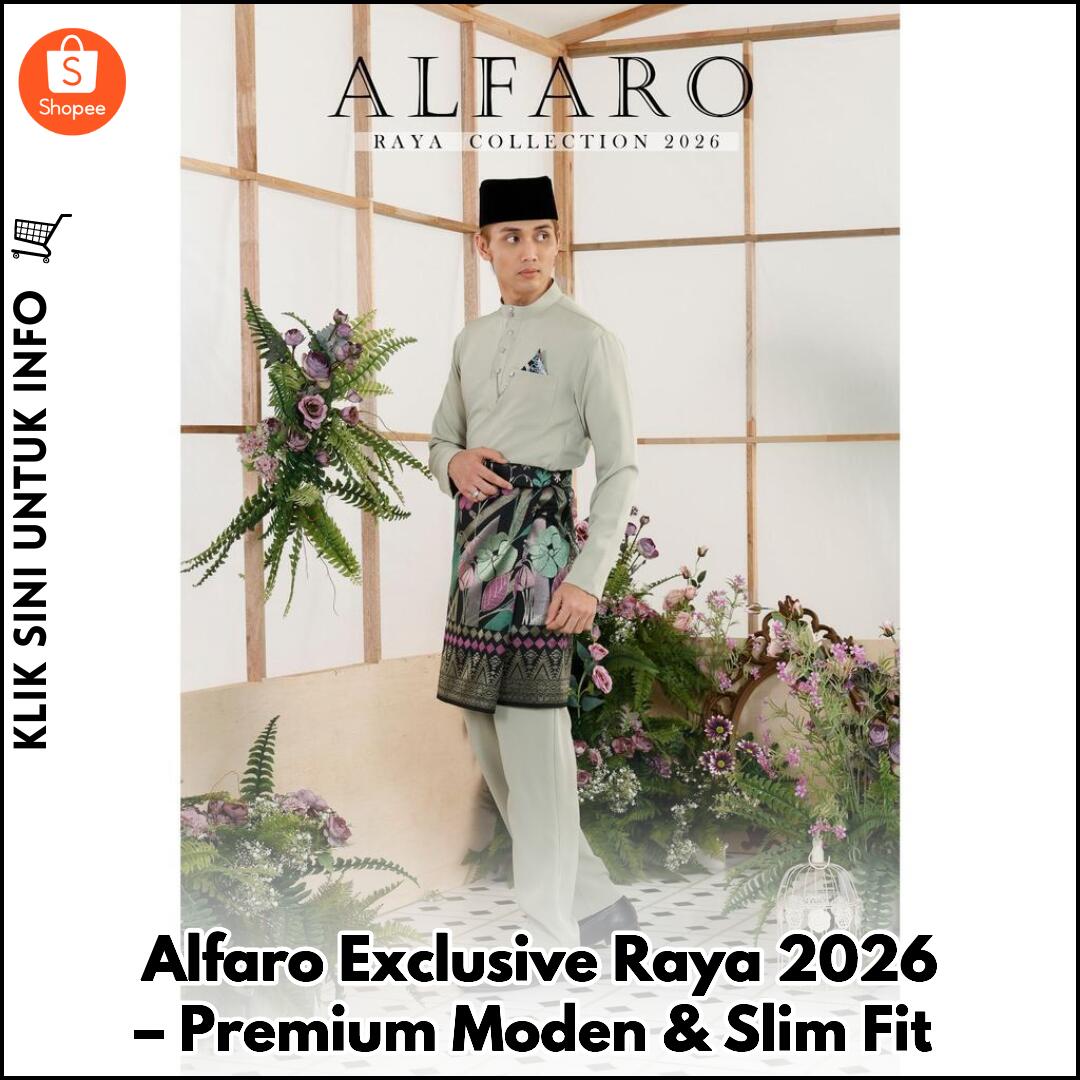 Alfaro Exclusive Raya 2026 – Premium Moden & Slim Fit