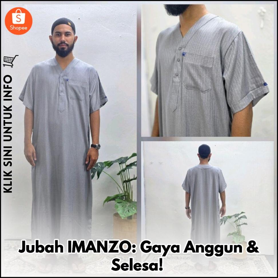 Jubah IMANZO: Gaya Anggun & Selesa!