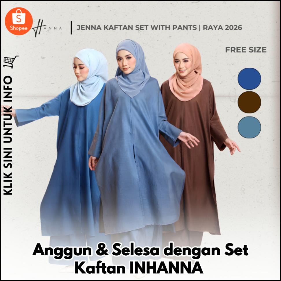 Anggun & Selesa dengan Set Kaftan INHANNA