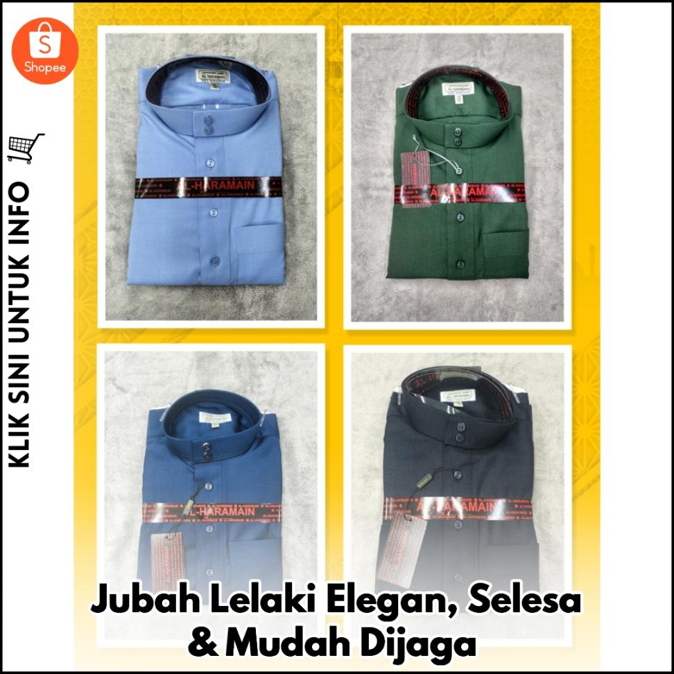 Jubah Lelaki Elegan, Selesa & Mudah Dijaga