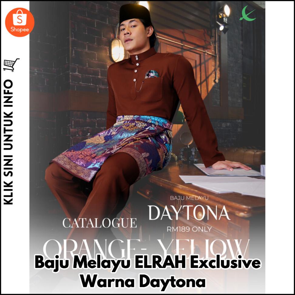 Baju Melayu ELRAH Exclusive Warna Daytona?