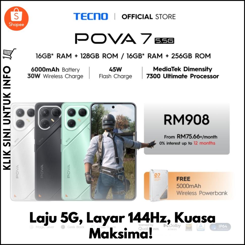 Laju 5G, Layar 144Hz, Kuasa Maksima!