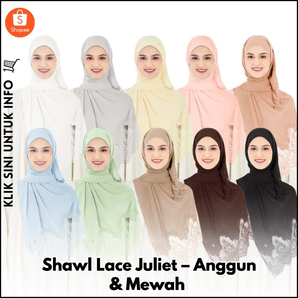 Shawl Lace Juliet – Anggun & Mewah