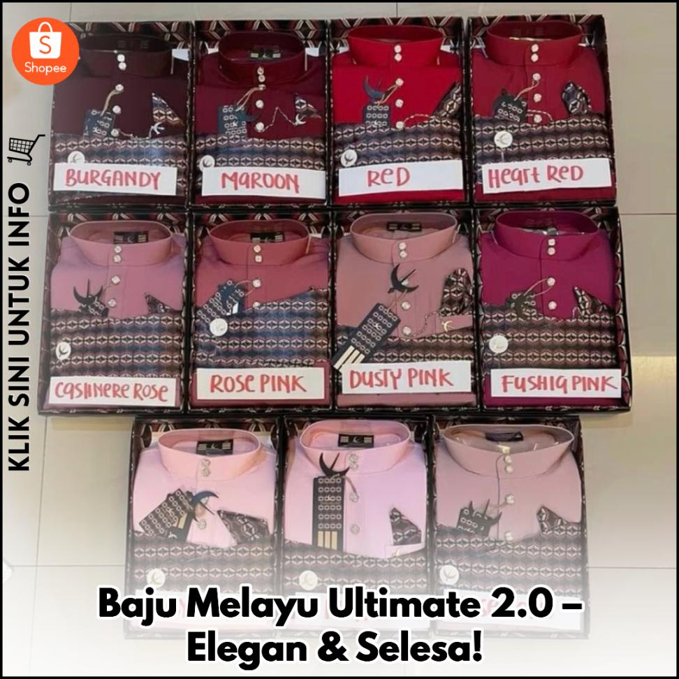 Baju Melayu Ultimate 2.0 – Elegan & Selesa!