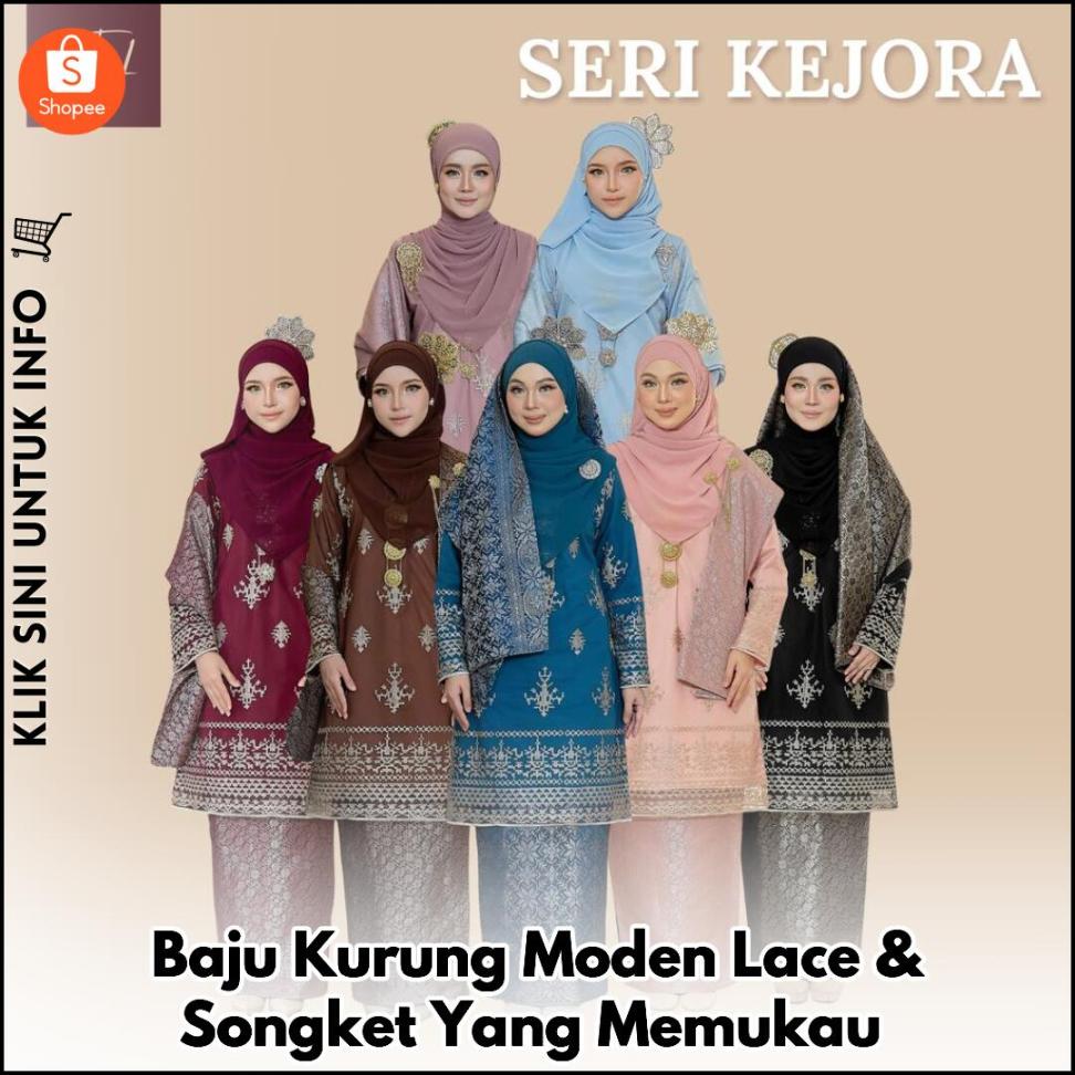 Baju Kurung Moden Lace & Songket Yang Memukau