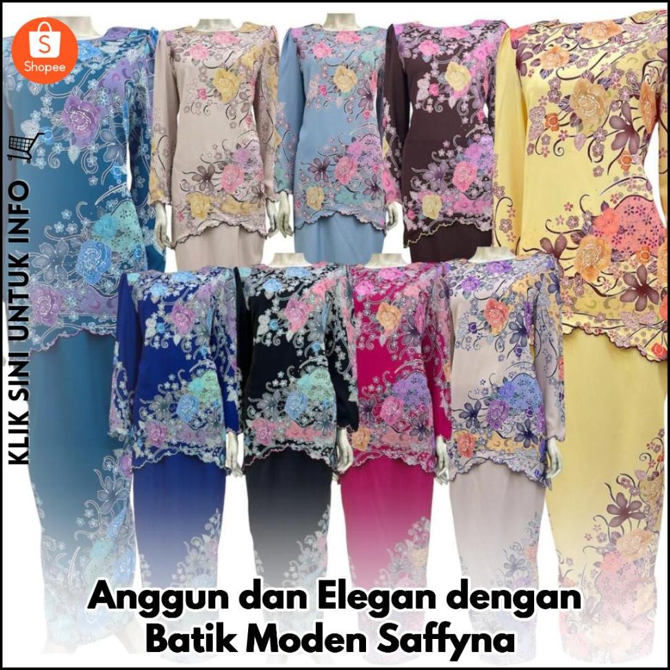 Anggun dan Elegan dengan Batik Moden Saffyna