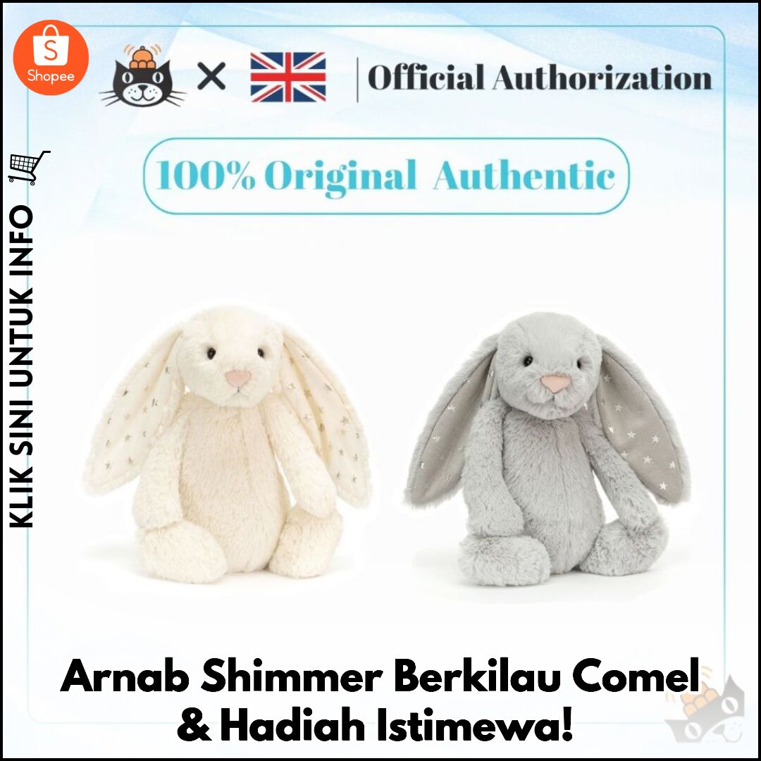 Arnab Shimmer Berkilau Comel & Hadiah Istimewa!