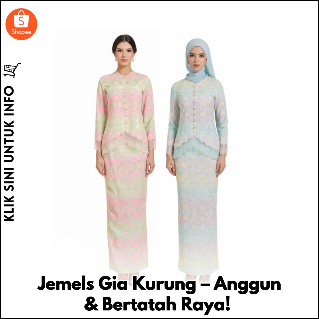 Jemels Gia Kurung – Anggun & Bertatah Raya!