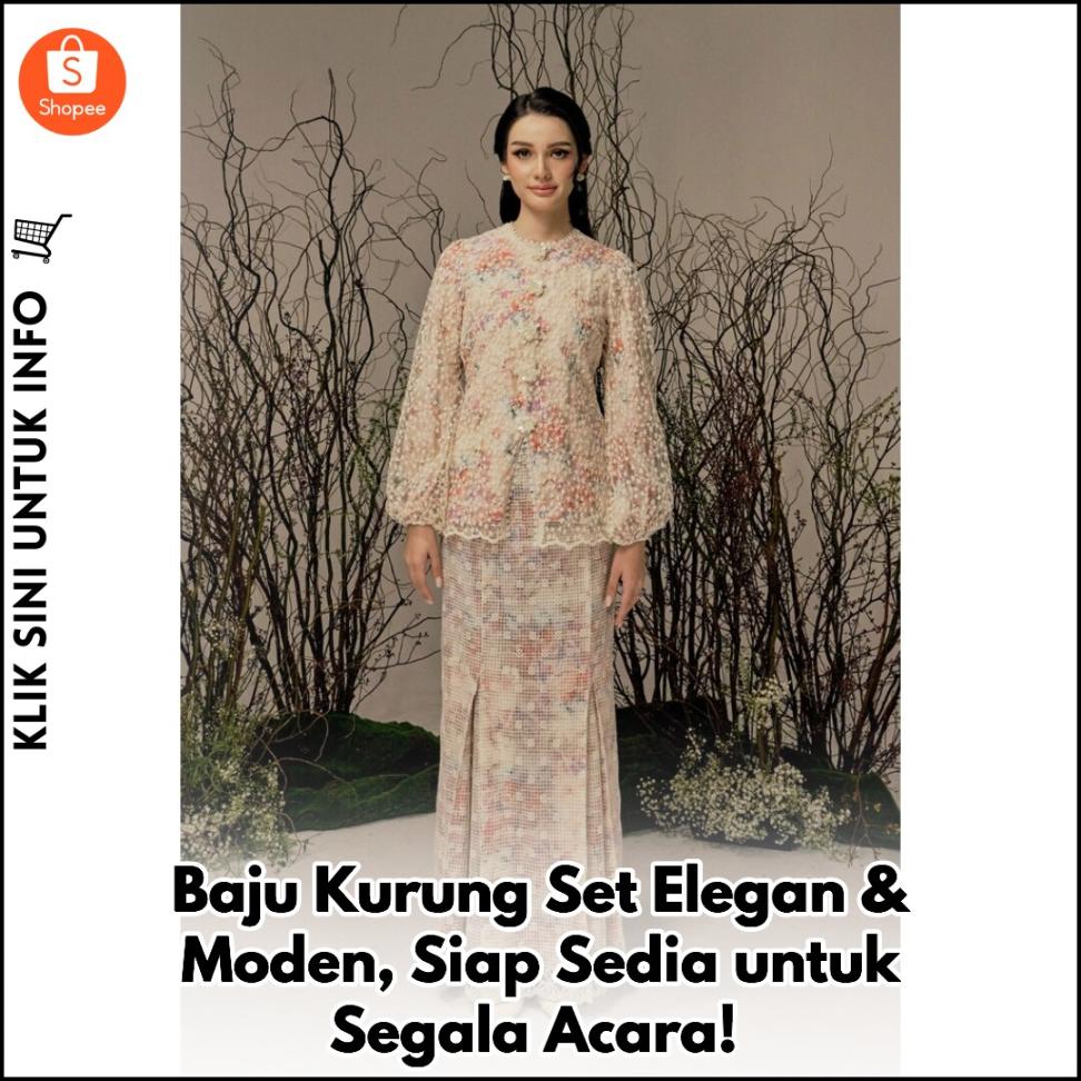 Baju Kurung Set Elegan & Moden, Siap Sedia untuk Segala Acara!