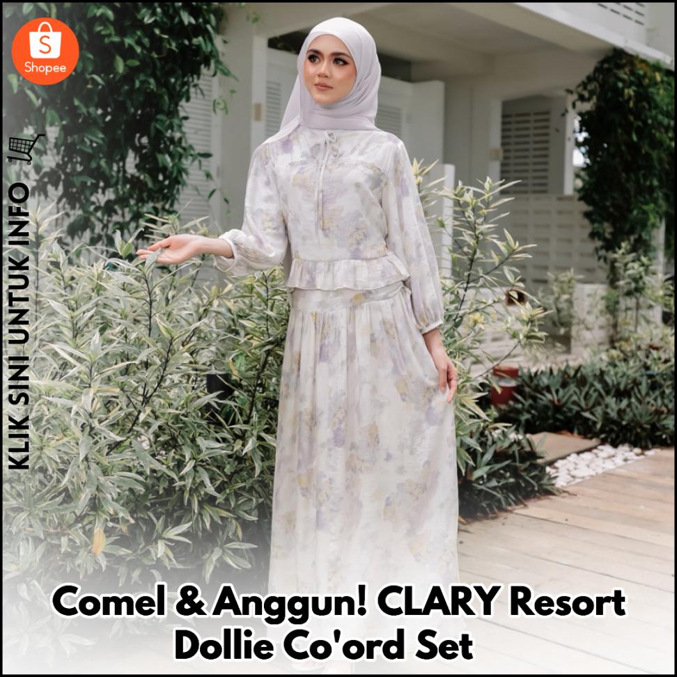 Comel & Anggun! CLARY Resort Dollie Co'ord Set ?