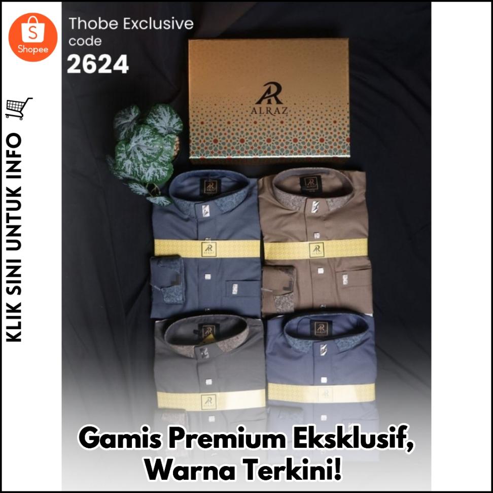 Gamis Premium Eksklusif, Warna Terkini!